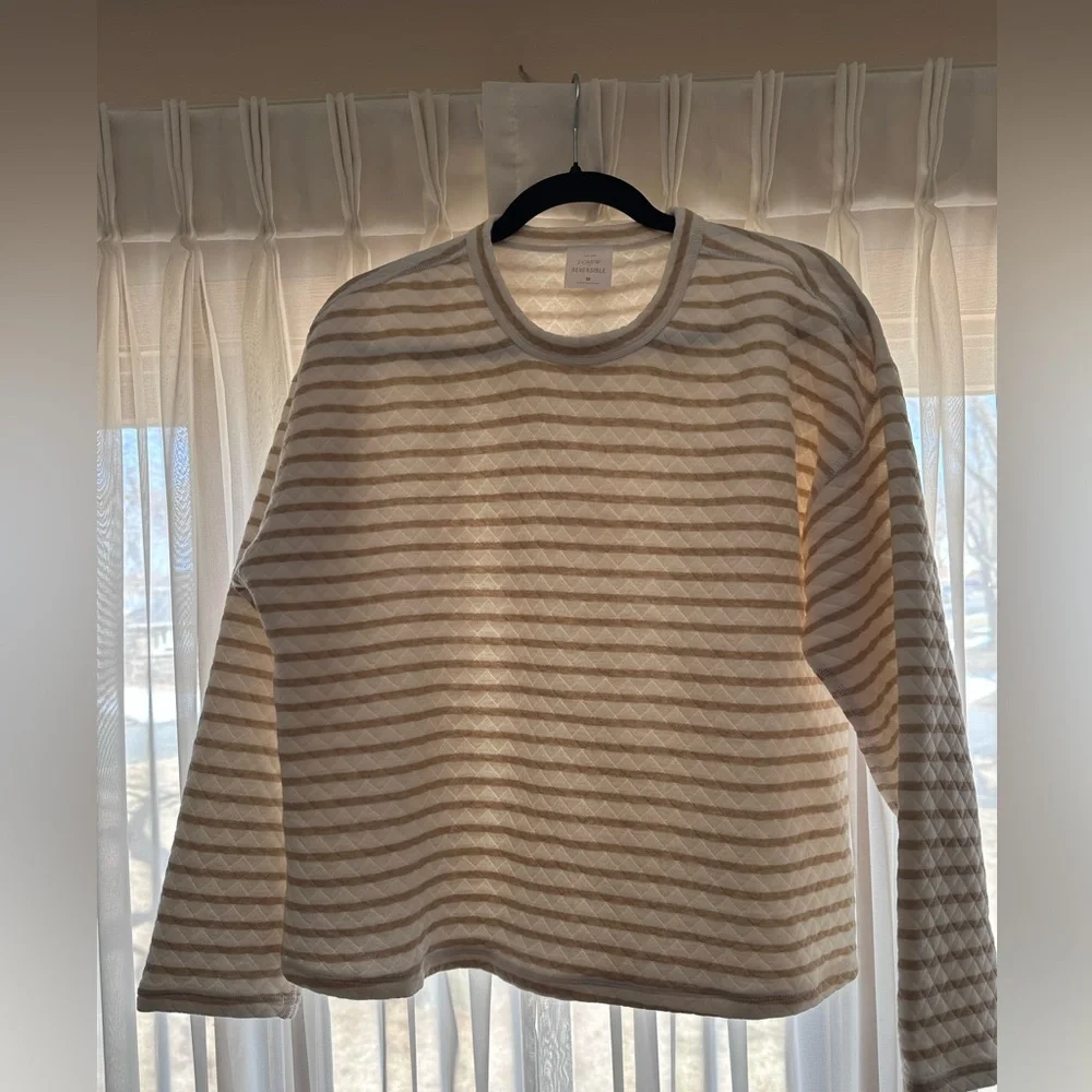 J. Crew Reversible Pullover - Picture 1 of 5